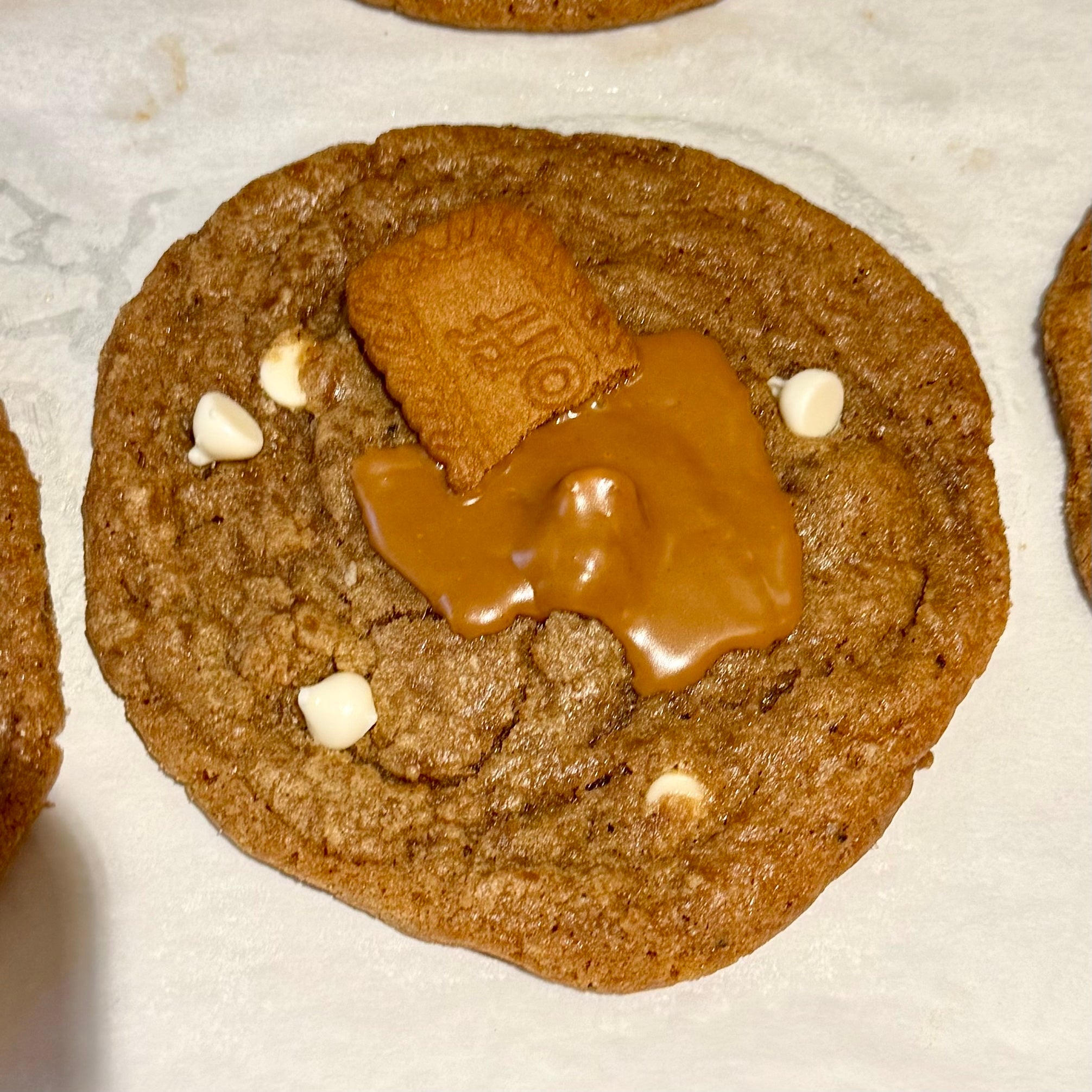 Biscoff White Chocolate Chip Cookie